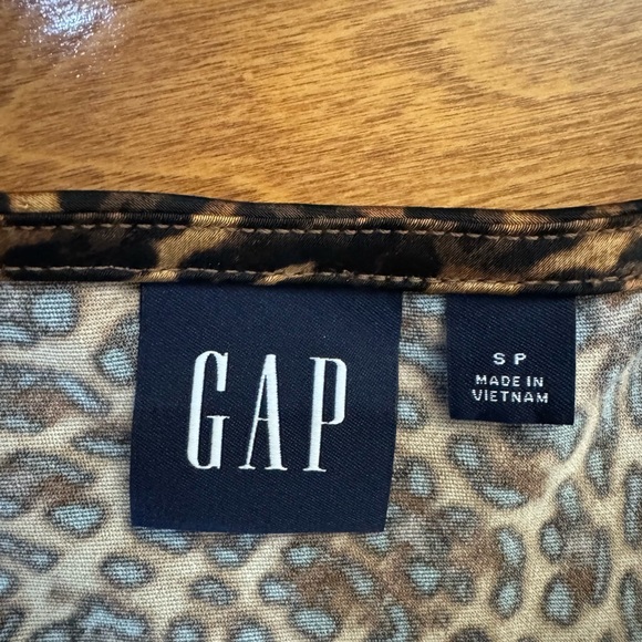 Satin Leopard Midi Dress - GAP - Picture 6 of 10